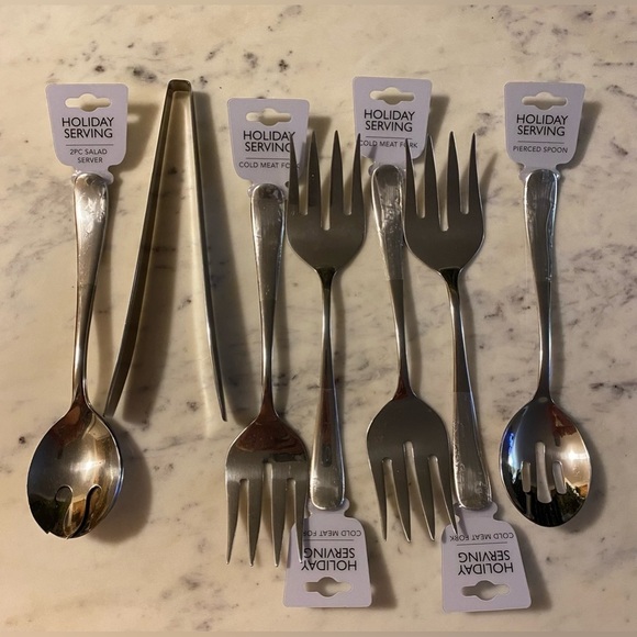 Hampton Forge Stainless Serving Utensils - Picture 1 of 3